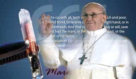 pope general address rfid chips|Pope Francis Goes Public With Support Of RFID Chip Implantation.